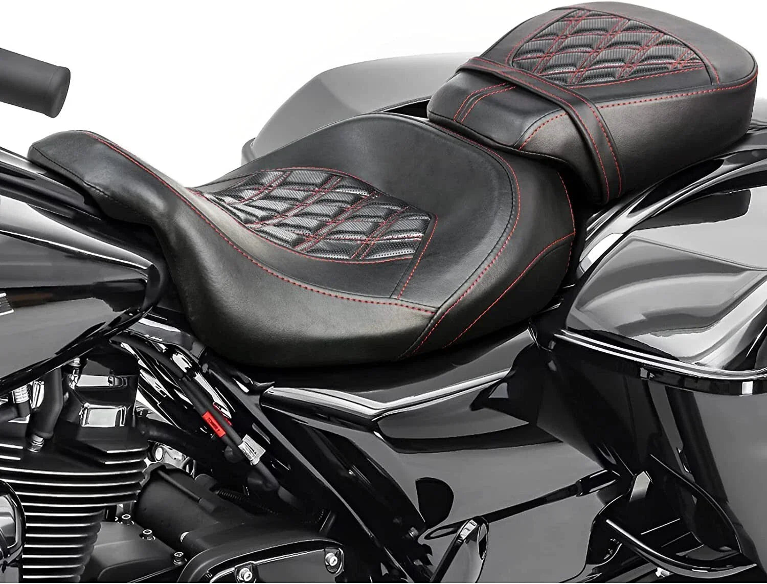 Driver Passenger Seat for Harley CVO Touring Electra Street Glide (09-22)