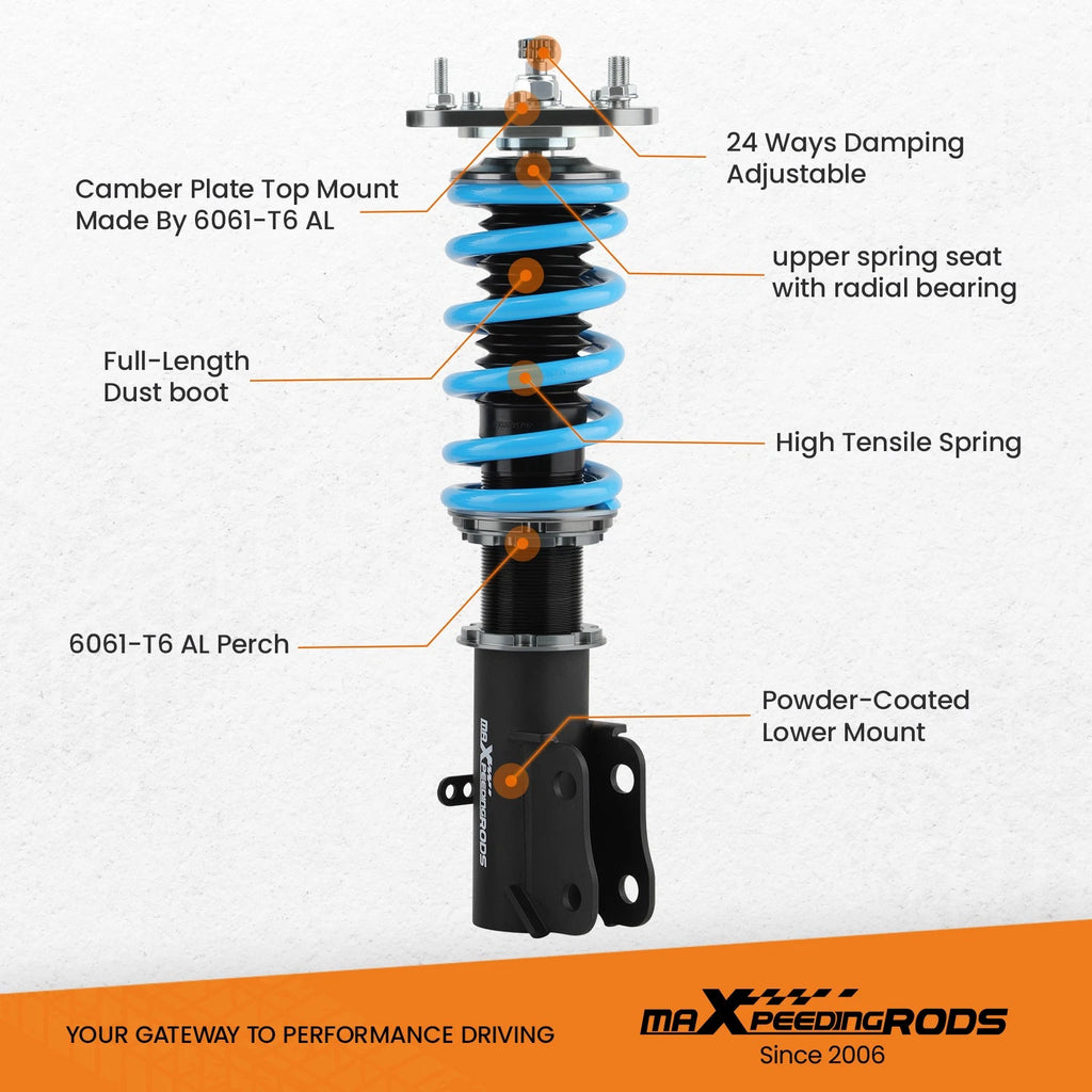 Coilovers Adjustable Suspension for Dodge Neon SRT-4 (2003-2005)