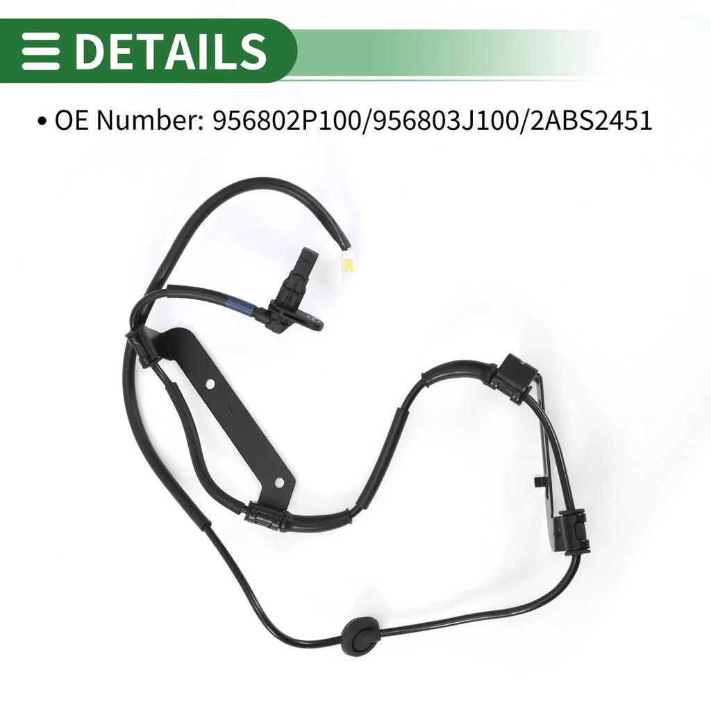 ABS Wheel Speed Sensor No. 956802P100 for Hyundai Kia Veracruz (2007–2012)