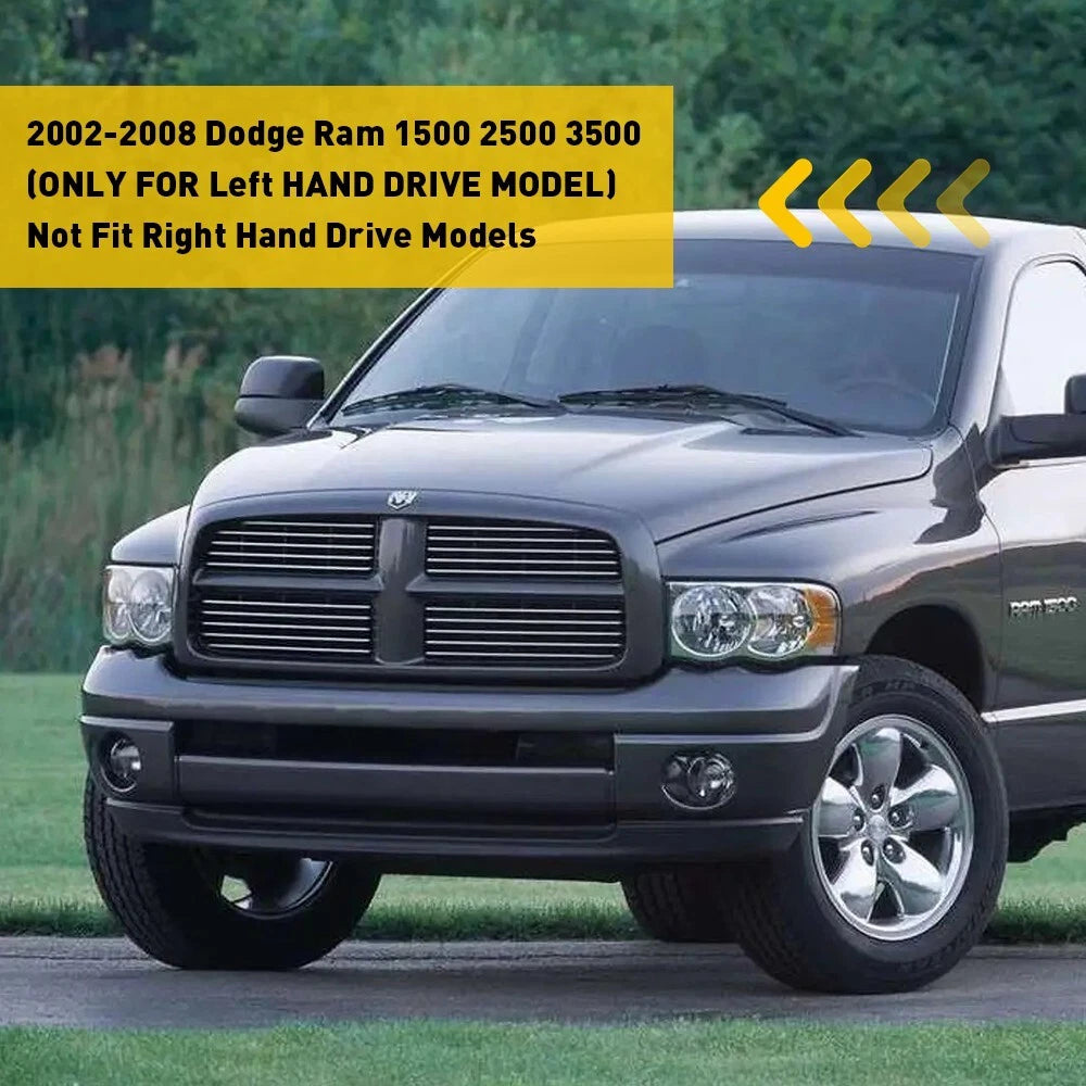Dash Cover Mat for Dodge Ram 1500 2500 3500 (2002–2005) Black