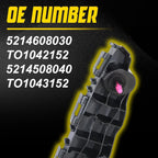 Set of 2 Bumper Retainer Brackets for Toyota Sienna (2021–2025)