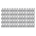 100Pc 1/4" Hole Flare Bumper Rivet Retainer Clip for Chrysler Jeep (2007–2023)