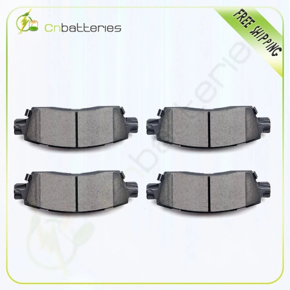 4x Ceramic Brake Pads for Chevrolet Trailblazer EXT (2002–2006)