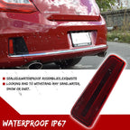 Set of 2 Red Rear Bumper Reflector Lights for Honda Accord Coupe (2013–2015)
