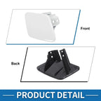 Front Right Bumper Headlight Washer Nozzle Cover Cap White for BMW 1 Series