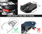 Rear Rack Bag & 12MM GPS Holder Bar Clamp for BMW R1200GS (2016–2018) R1250GS (2018–2022)