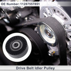 Drive Belt Idler Pulley for BMW 335 (2007–2013) No. 11287557851 Black