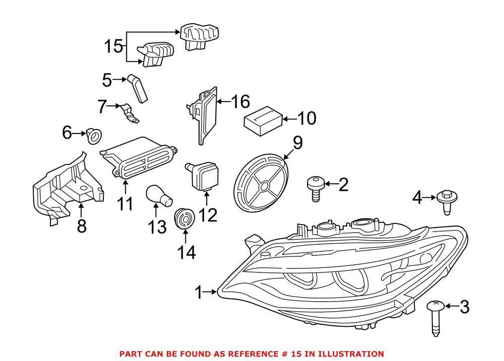 High Intensity Discharge Headlight Control Module for BMW (63)