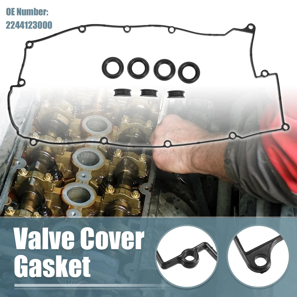 Set of 2 Engine Valve Cover Gaskets for Hyundai Tiburon (2003–2008) No. 2244123000