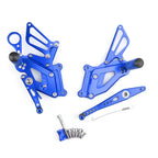 CNC Rear Sets Foot Pegs for BMW S1000RR (2015–2017) - Blue