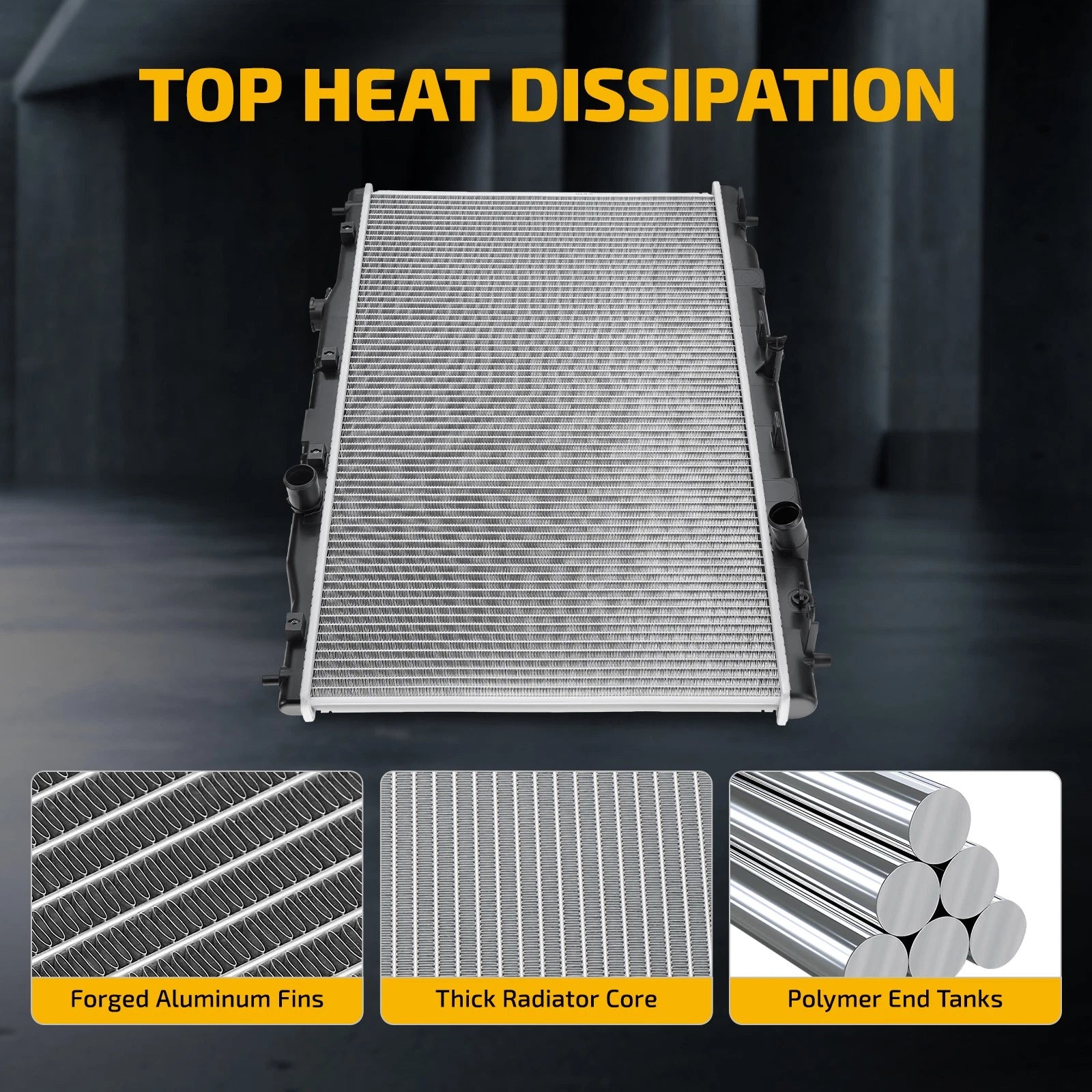 Aluminum Core Radiator for Honda CR-V 2.4L (2012–2016)
