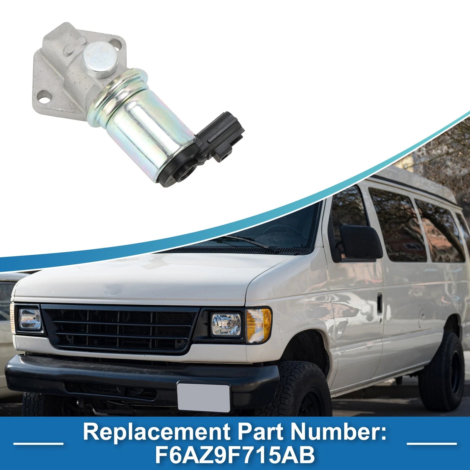 Idle Air Control Valve for Ford E150 (2000–2001) No.F6AZ9F715AB