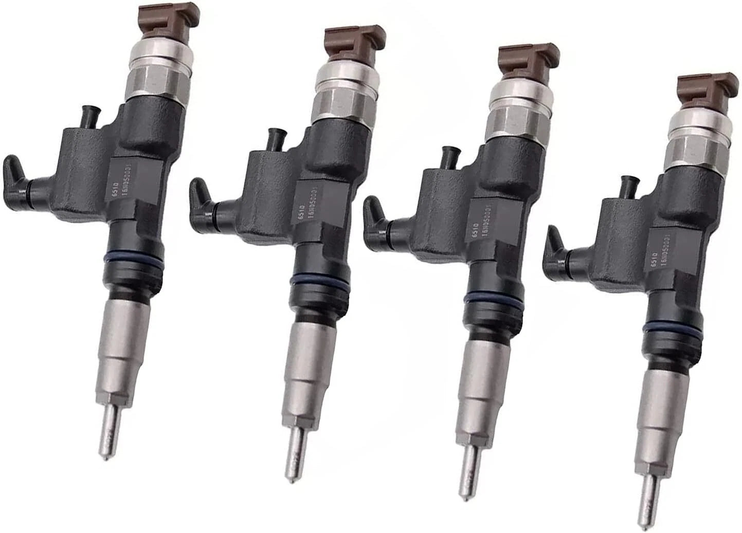 Set of 4 Common Rail Injectors 095000-6521 23670-E0091 for Hino Dyna (N04C)