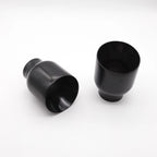 Muffler Delete for Infiniti Q50 (2014–2024) 2.5" Black Double Wall Tips