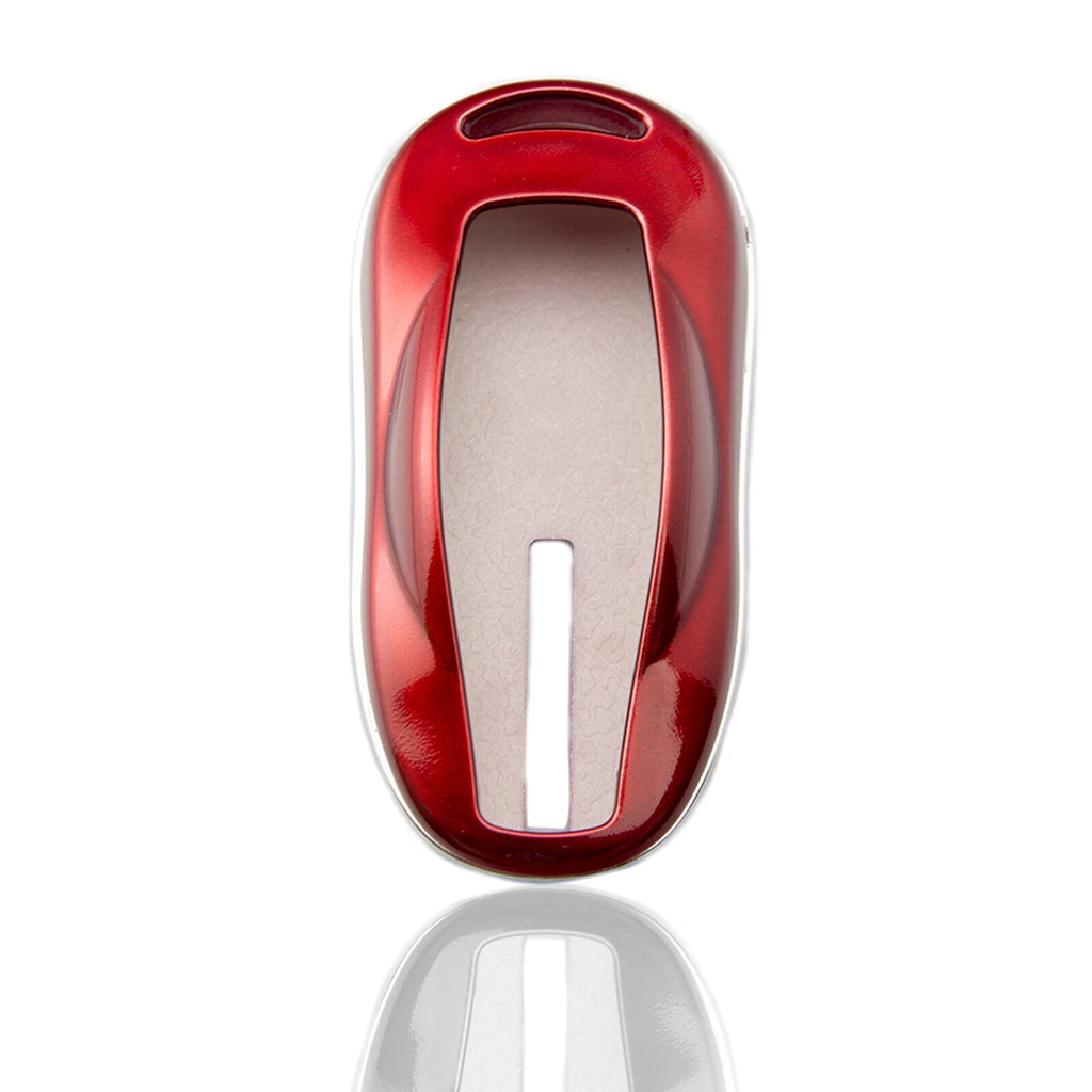 Smart Key Fob Hot Red Case for Tesla Model S (2012-2019)