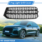 Fog Light Grill for Audi A1 (2010–2018) No. 8XA807681B Honeycomb Black