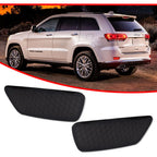 2X Blackout Smoke LED Rear Bumper Reflector Lights for Jeep Grand Cherokee