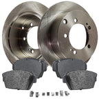 Rear Brake Disc Rotors and Pads Kit for Mitsubishi Eclipse (1994)