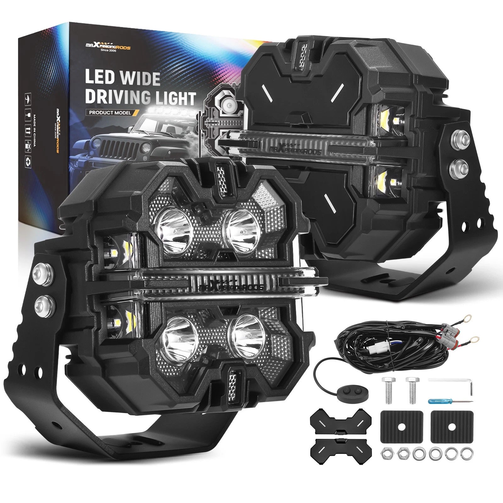 5" LED Light Pods for Universal Vehicles (12V)