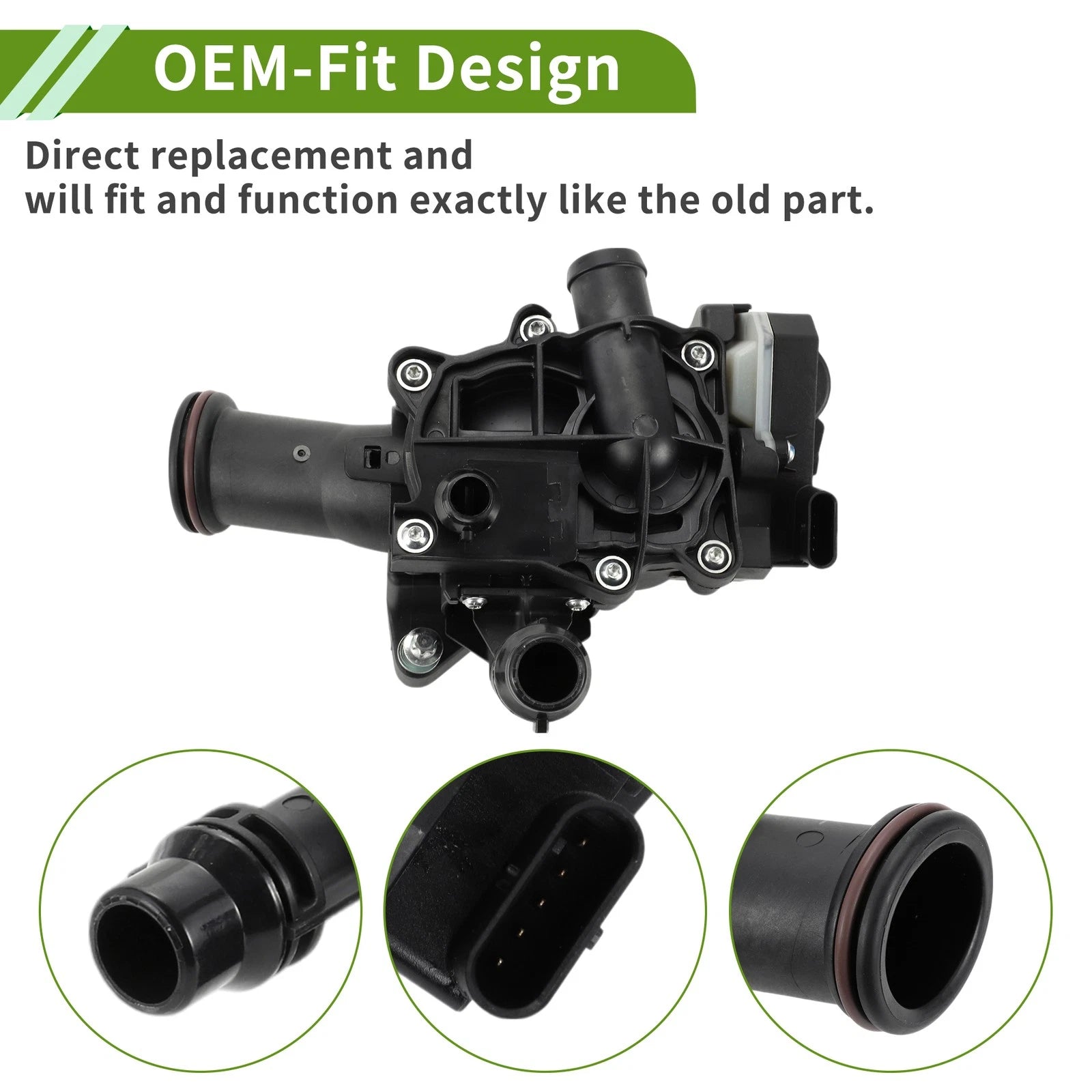 Engine Coolant Thermostat Housing Assembly for BMW 540i xDrive (2017–2020)