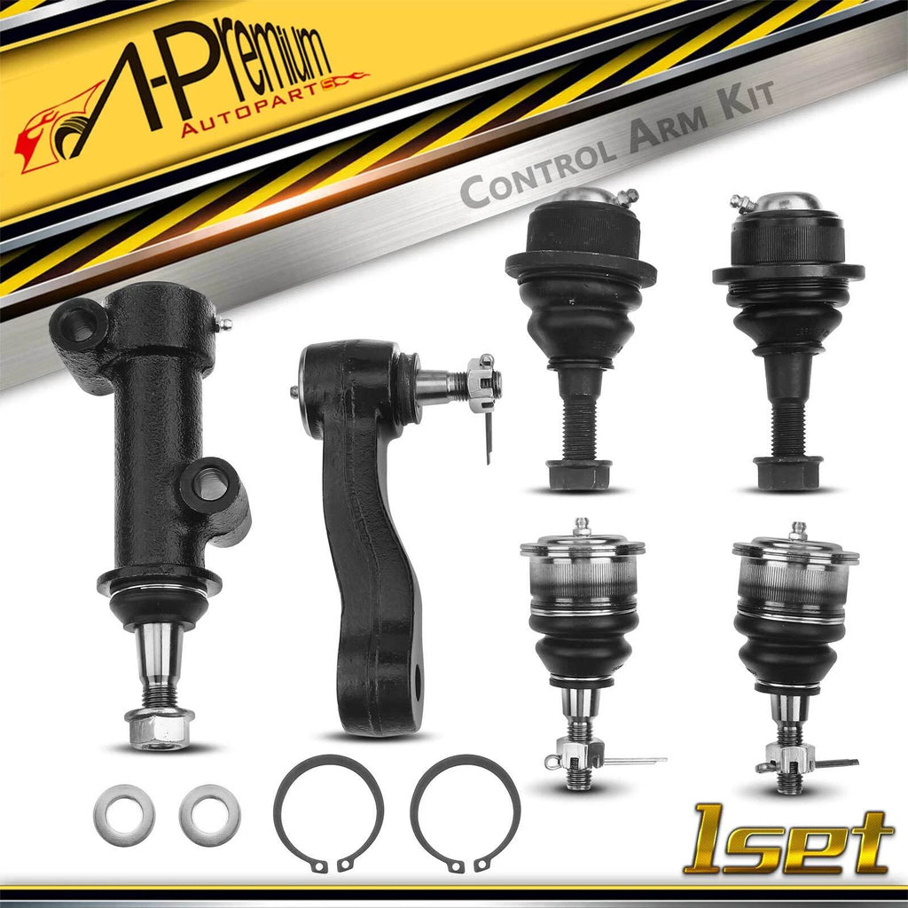 6x Front Idler Arm and Ball Joints for Chevy Silverado 2500 (1999–2004)