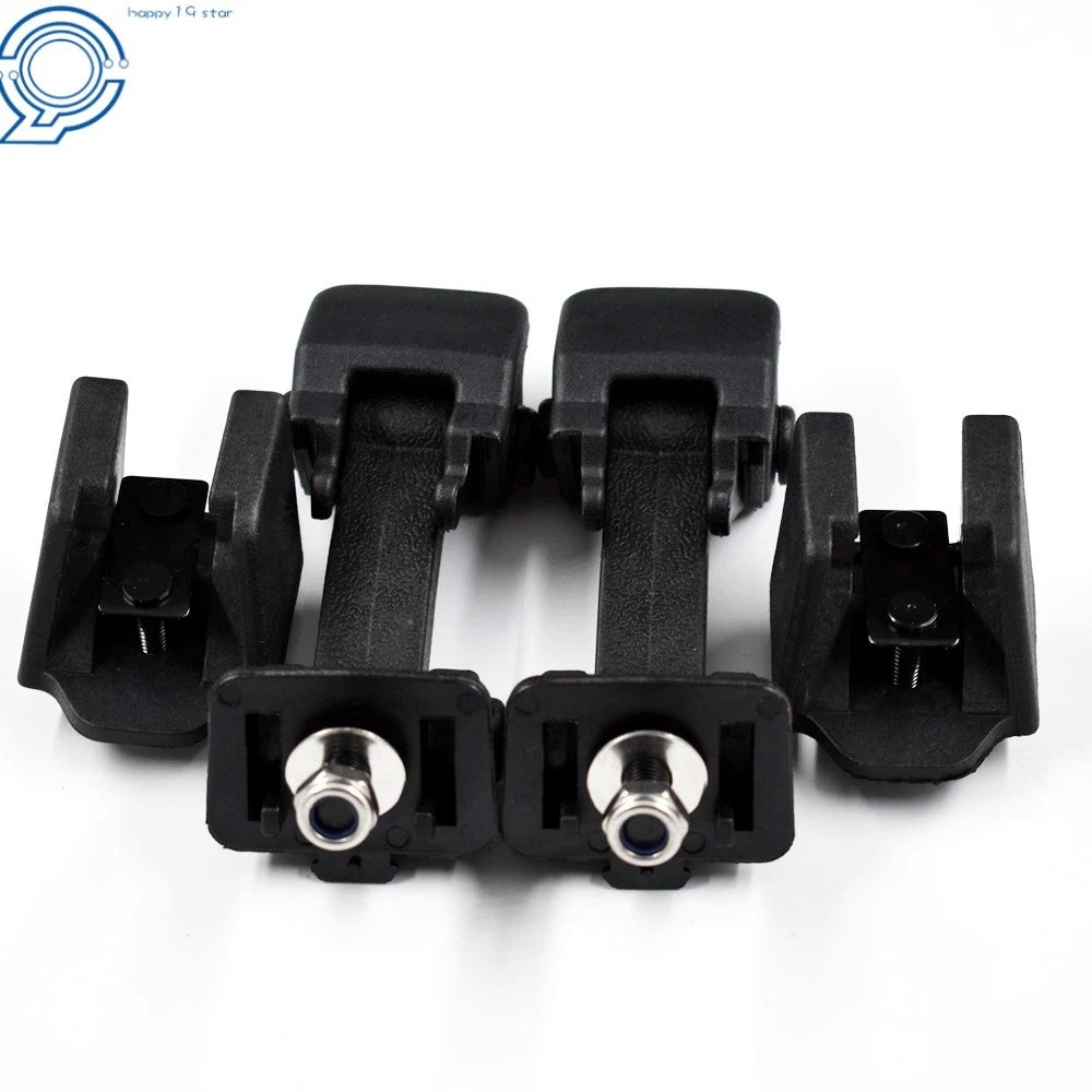 2 Hood Catch & Bracket Latch for Jeep Wrangler (2007-2016)