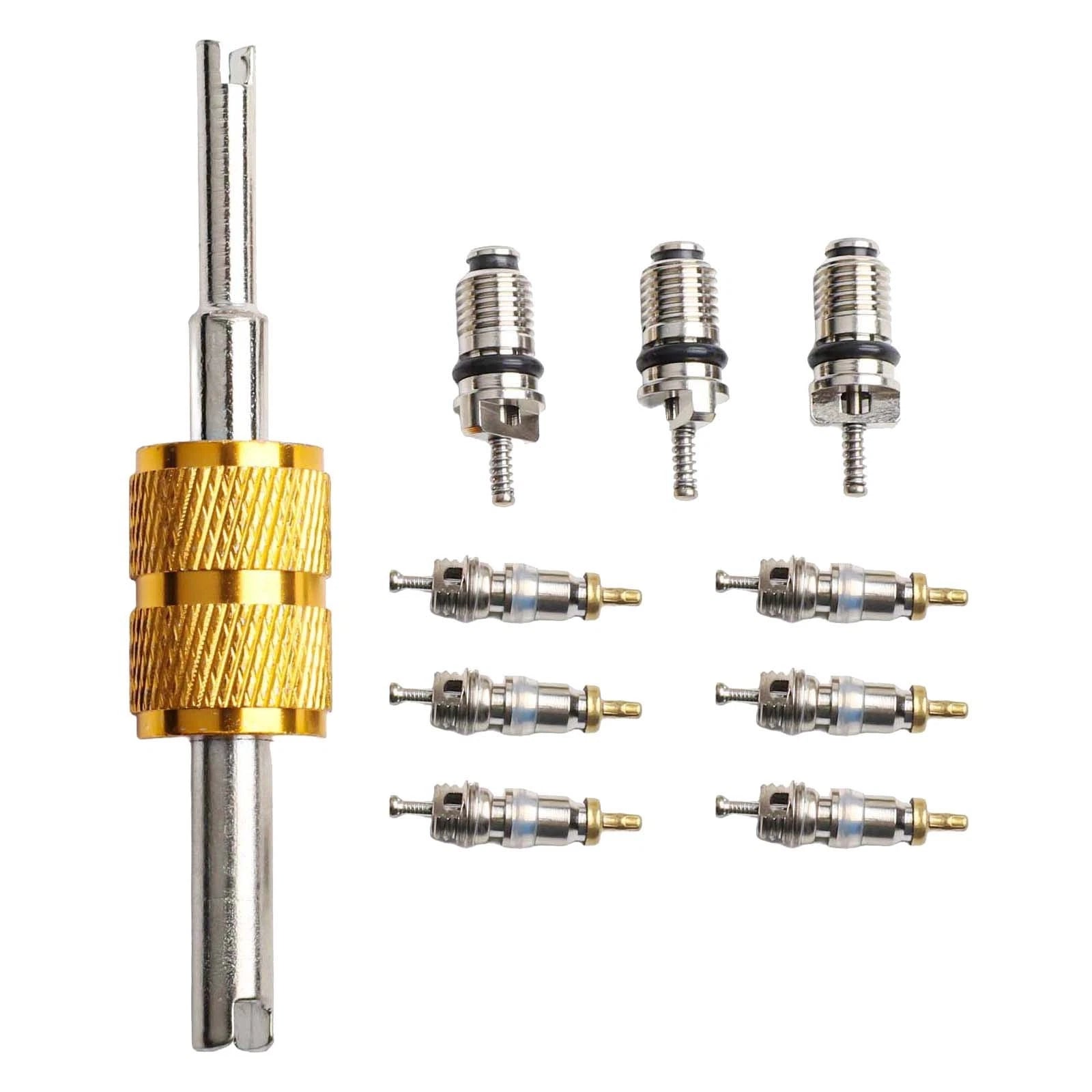 R134a Car Air Conditioning Repair Tools with Valve Cores for