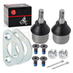 Set of 2 Ball Joint & Bracket Kit for Polaris Ranger 400 425 500 570 700 800 ETX EV