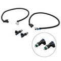 Pair of Fuel Injectors Harness 1204318 1204319 for Polaris RZR Ranger 800 (2011–2014)