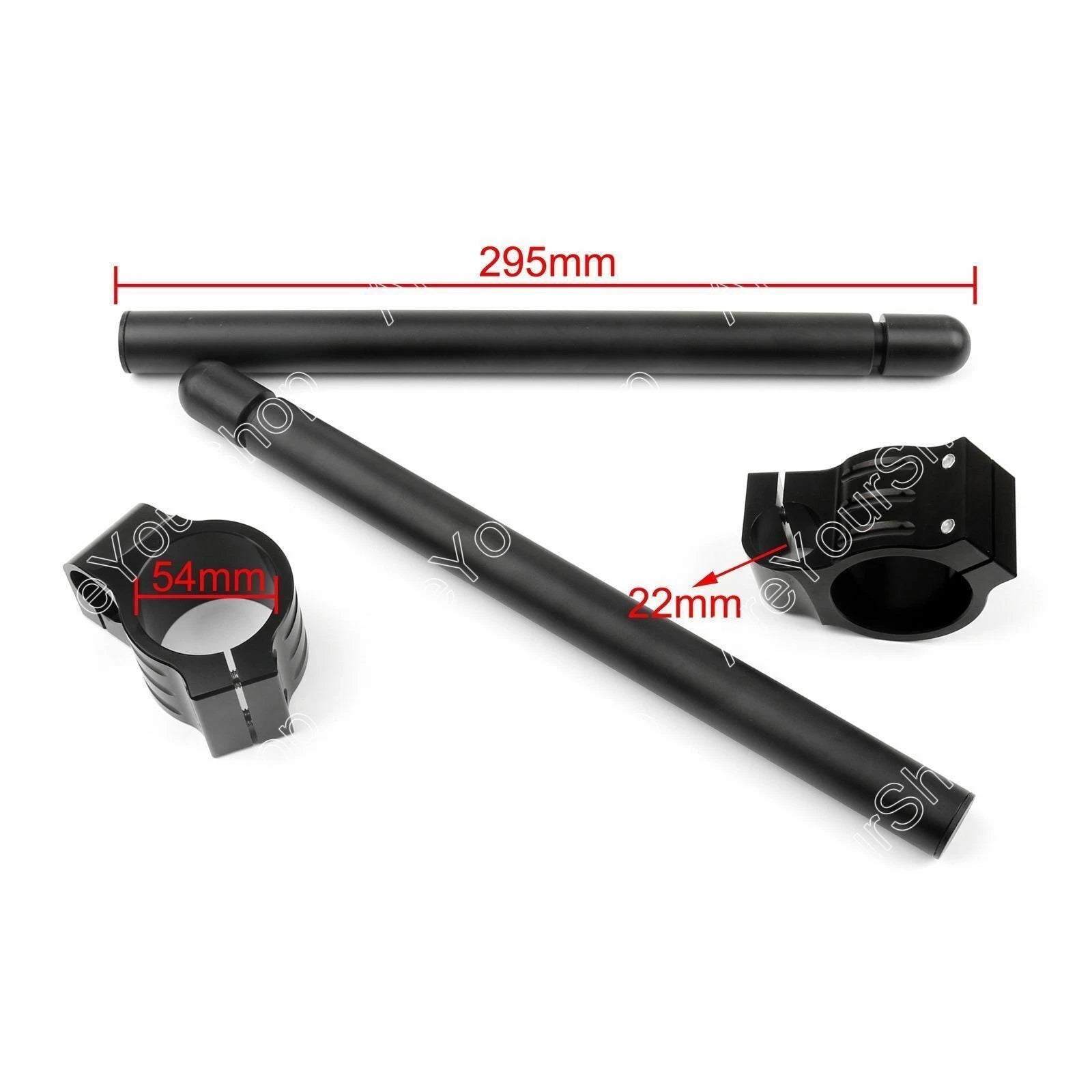 Clip-On Handlebars for Buell X-1 Lightning XB9 XB12 (Universal, 54mm)