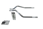 2.5" Dual Exhaust Kit for Chevy Blazer (2000–2004) No Muffler Clamp on Tips