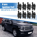 8pcs Ignition Coils for Chevrolet Camaro, Caprice (UF413, C1511)