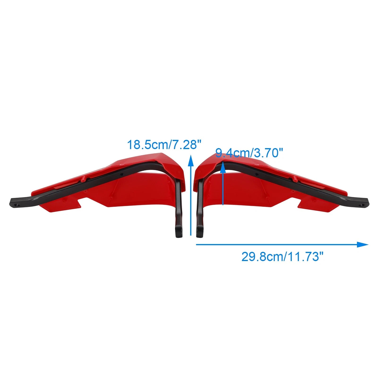 Handguard Protector for Scrambler 400 X (2024–2025) Red