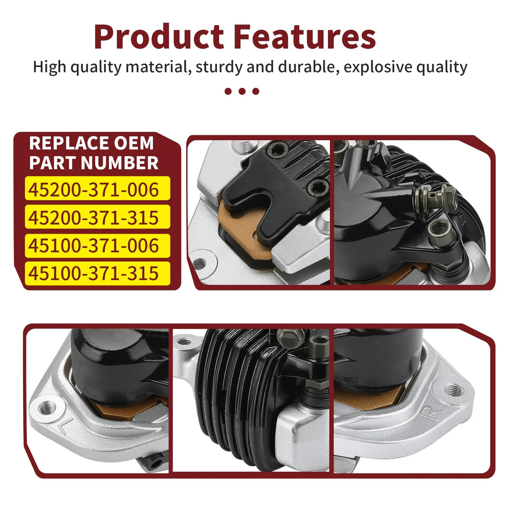 Front Left + Right Brake Caliper for Honda Goldwing 1000 GL1000 (1975–1977)