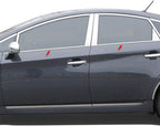 8pc Stainless Steel Window Sill Trim Kit for Toyota Prius (2010–2015)