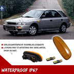 2X Amber Front Side Marker Lights for Subaru Impreza (1993–2001)