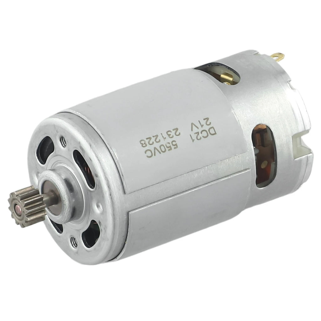 RS550 21V DC Motor for Drill Tools and Machines (Two Speed, 12 Teeth)