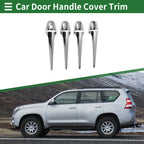 Car Door Handle Cover Trim for Toyota RAV4 (2013–2015) Silver Tone