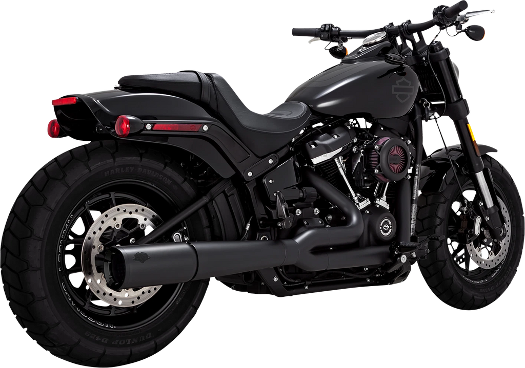 Vance & Hines Pro Pipe Black Exhaust for Harley Softail Touring (2018–2024)
