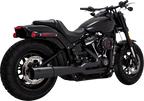 Vance & Hines Pro Pipe Black Exhaust for Harley Softail Touring (2018–2024)