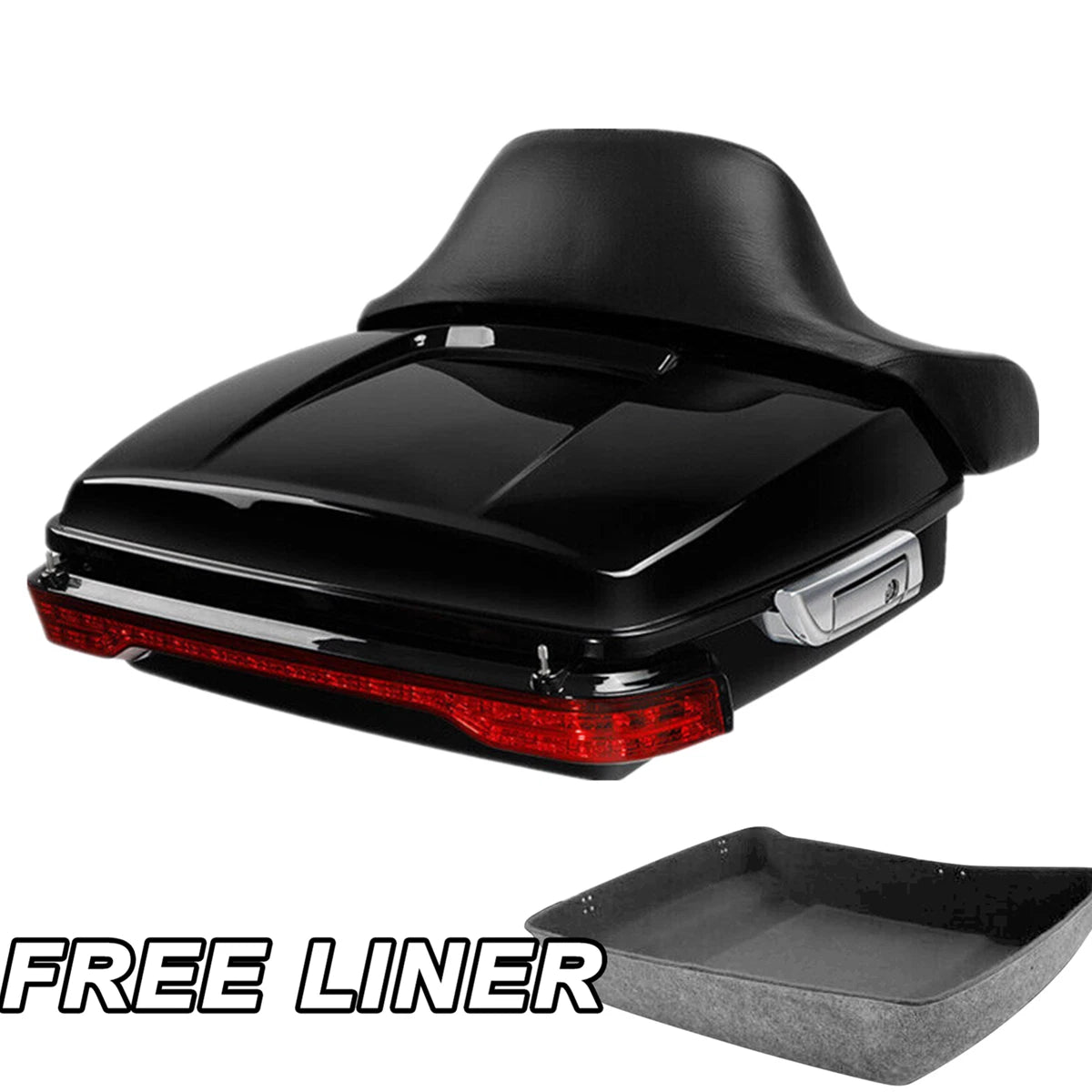 Chopped Trunk Pad & LED Brake Tail Light for Harley Electra Road Glide (2014–2026)
