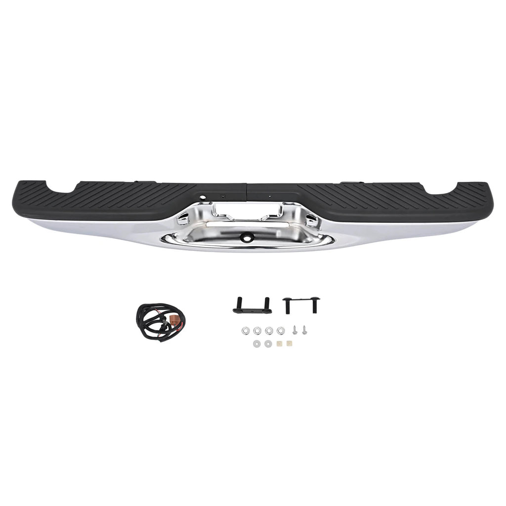 Chrome Rear Step Bumper for Ford F150 (1997–2004 Flareside)
