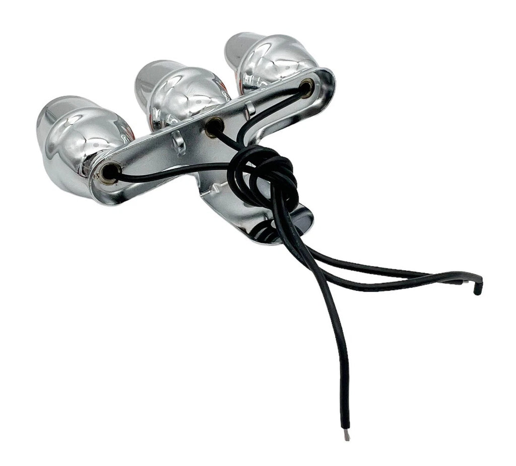 Auxiliary Mini Light Amber Lenses with Visor for Triple Use (Universal)