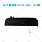Pair of Front Outer Door Handles for Toyota Starlet EP91 (1996–1999) Black