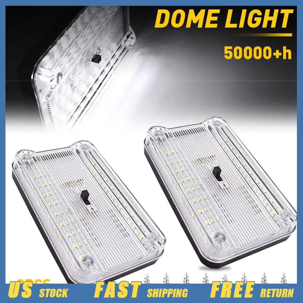 2X 12V 36 LED Interior Dome Light for Car Vehicle (Universal)