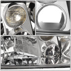 Right Side Bumper Headlight Lamp for Volkswagen Jetta (1999–2005) VW2503115