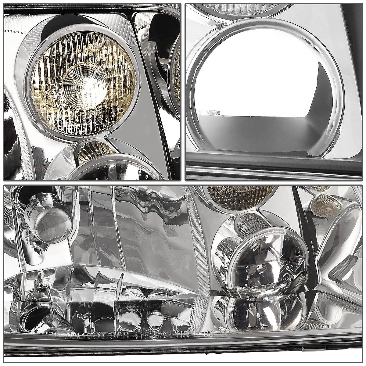 Right Side Bumper Headlight Lamp for Volkswagen Jetta (1999–2005) VW2503115