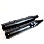 S&S Cycle Mufflers Black Thruster 550-0666 for Harley Touring (2017–2023)