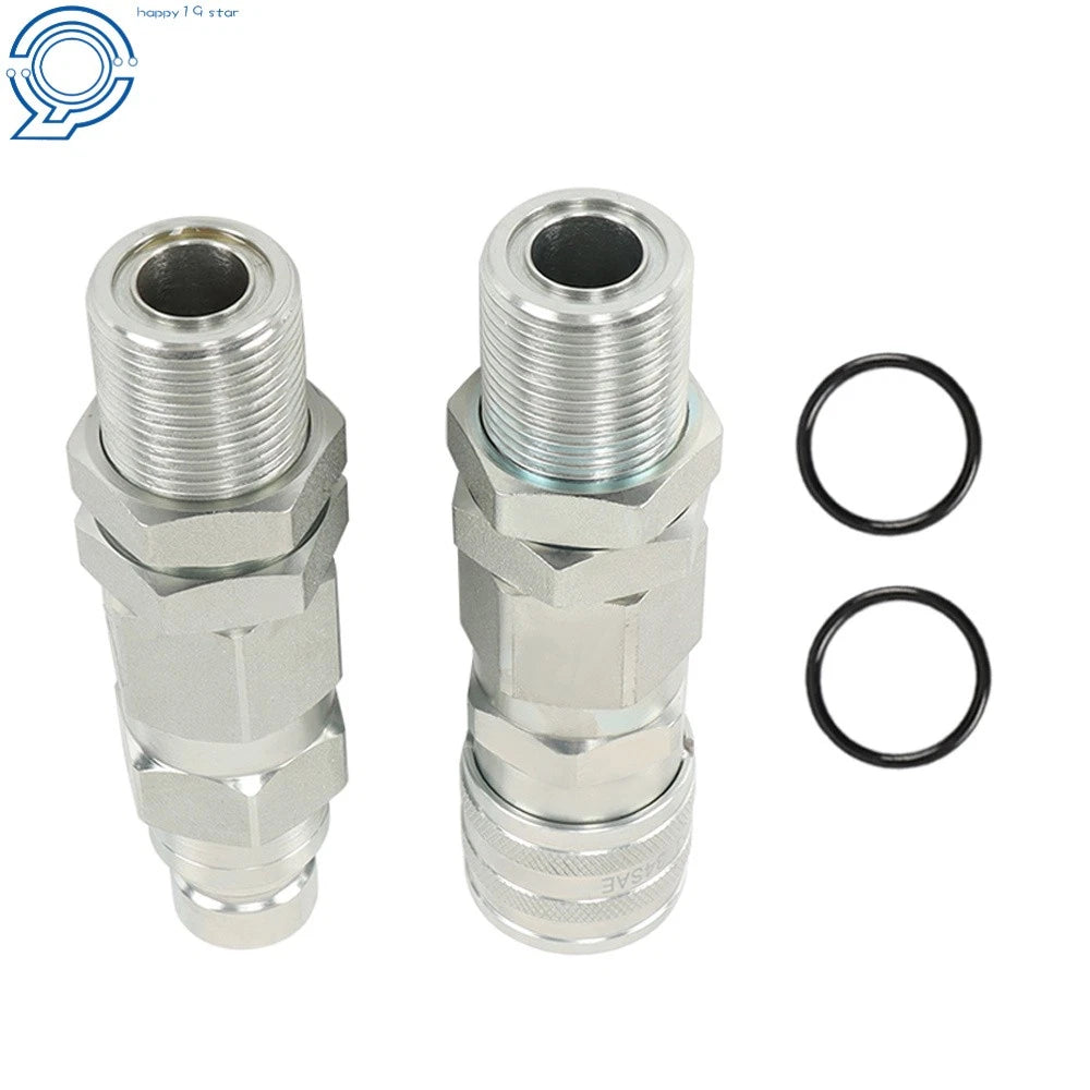 Hydraulic Quick-Connect Coupler for John Deere 35G 50C 260 325 CT332 (KV13884 AT312877)