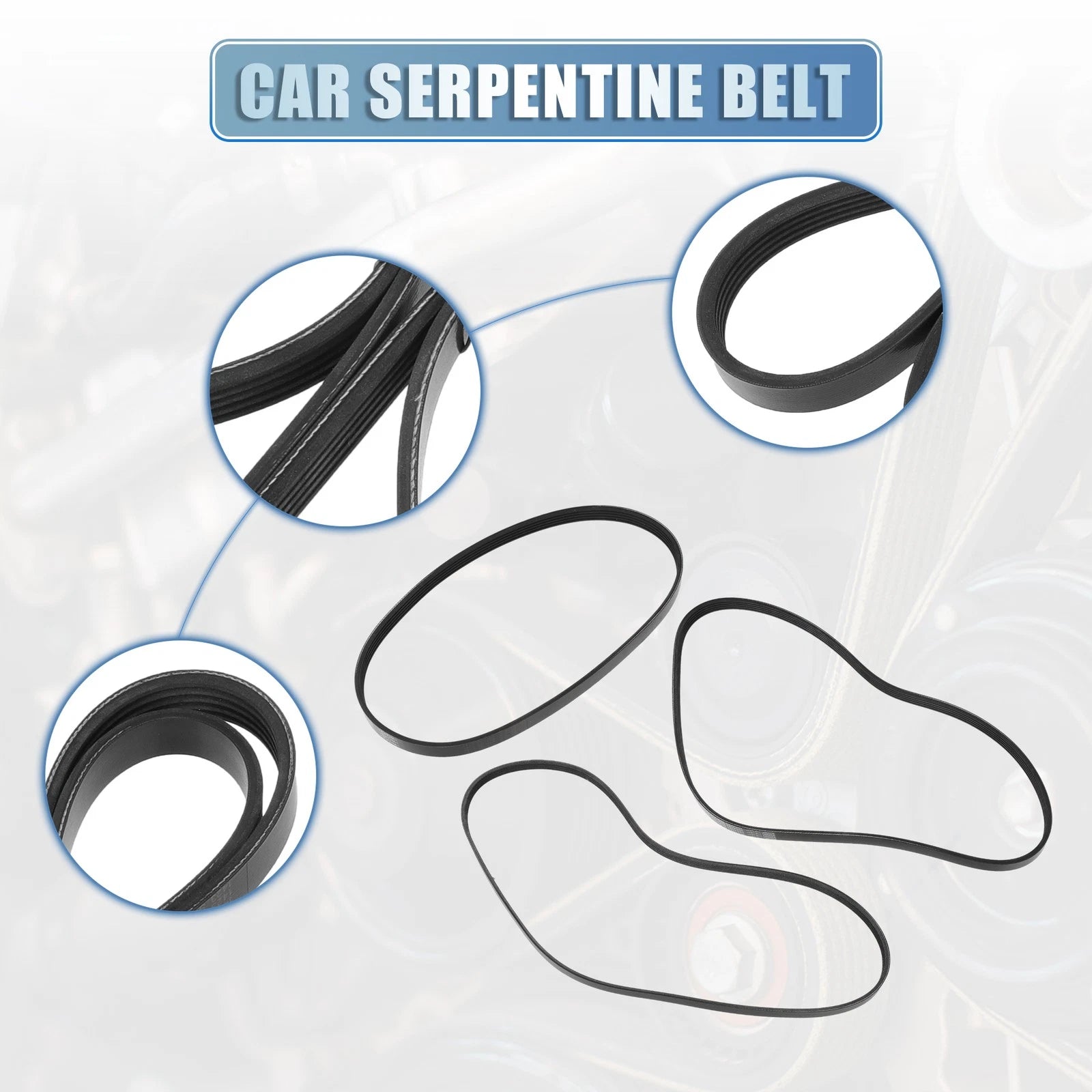 Set of 1 Serpentine Belt for Nissan Xterra SE (2000–2004) No. 119204S100/11282247425